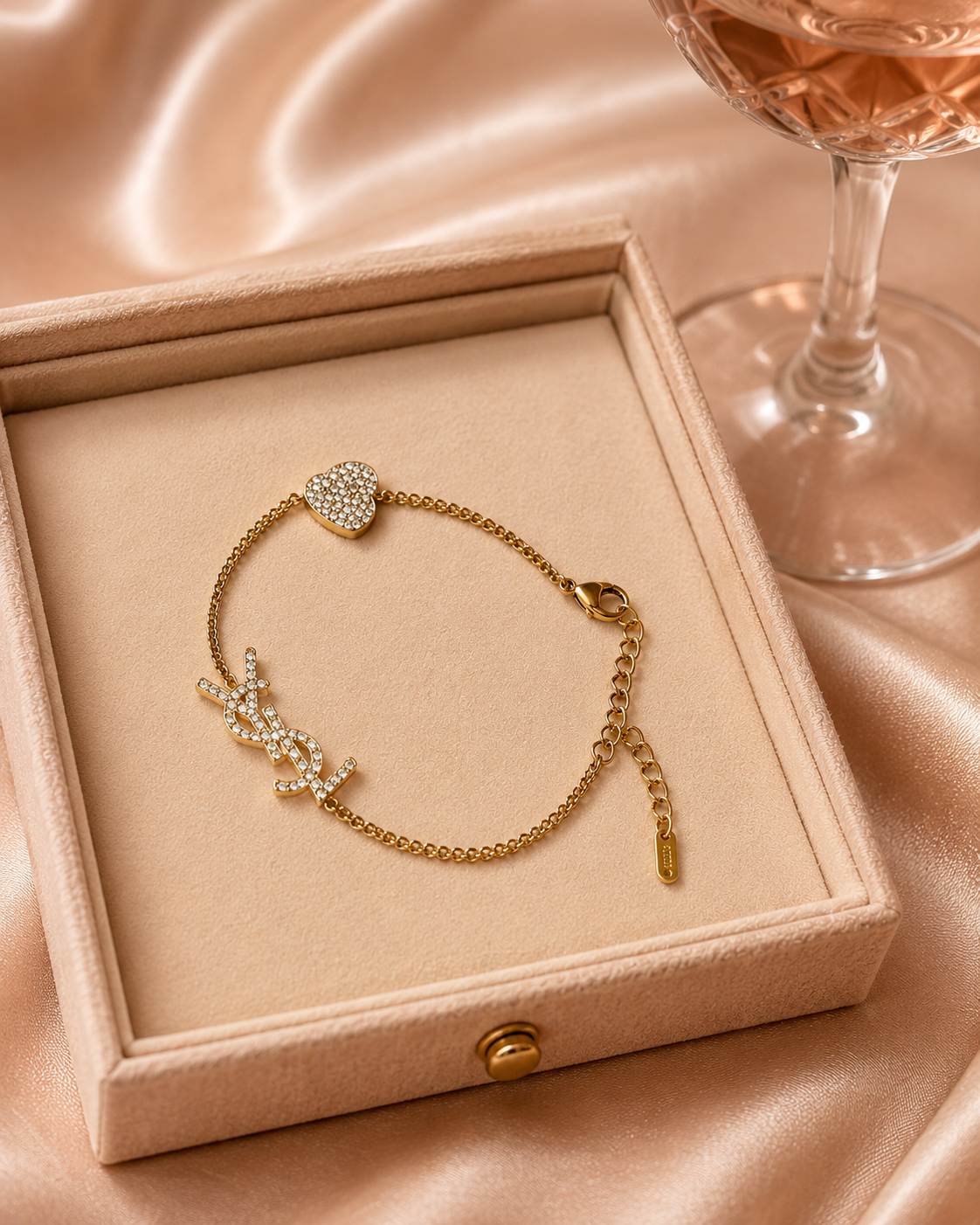 Crystal Charm Bracelet