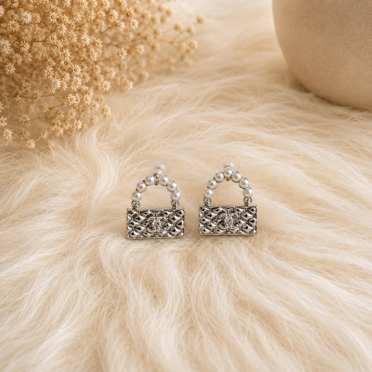 Mini Luxe Handbag Stud Earrings
