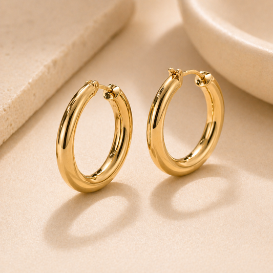 Gold Hoop Earrings